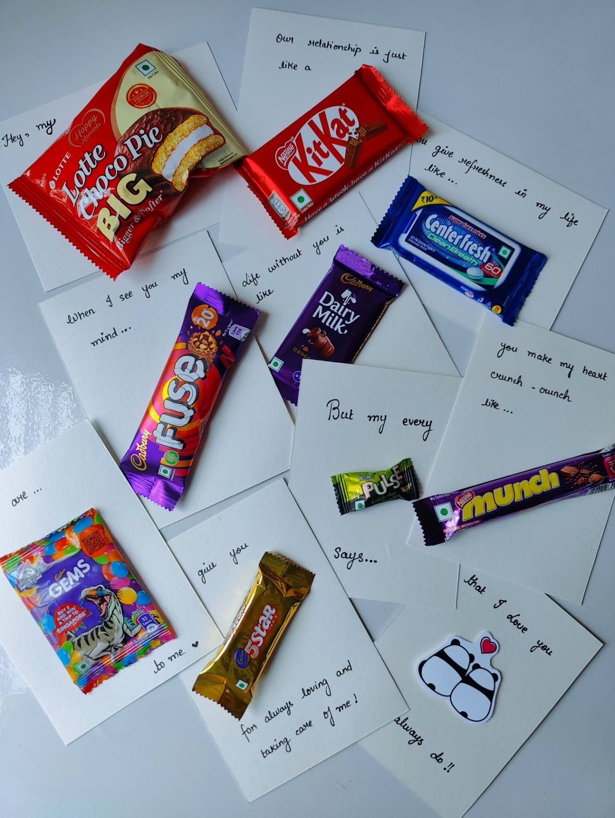 Love notes and Treats